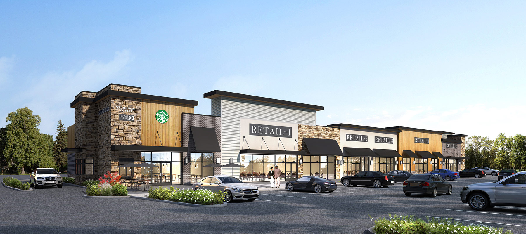 3d Rendering Retail 3d 1h 463 Woodbury Retail Bus4817 C2 1019 1029