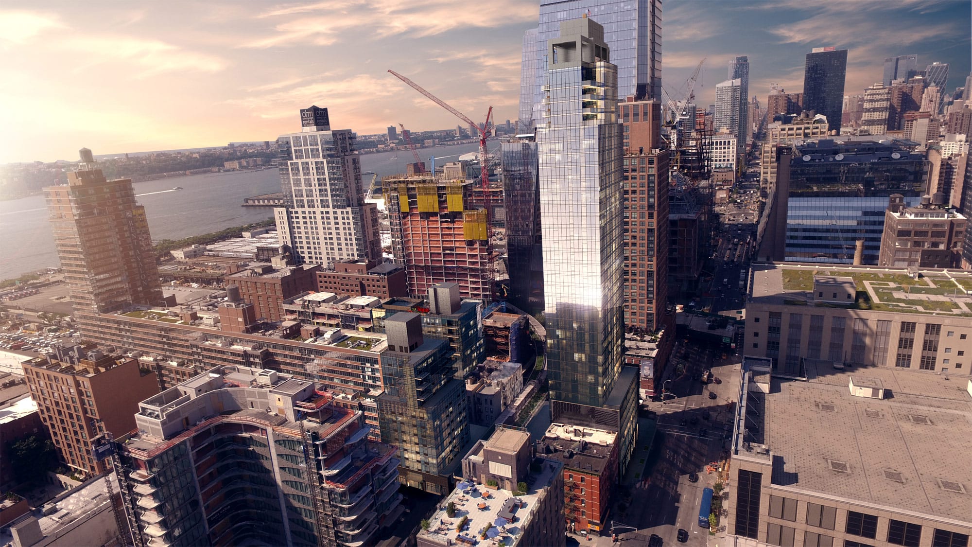 3d Streetscape 1 38 507 W 28th St Bus3691 Ex Dusk 0829 1