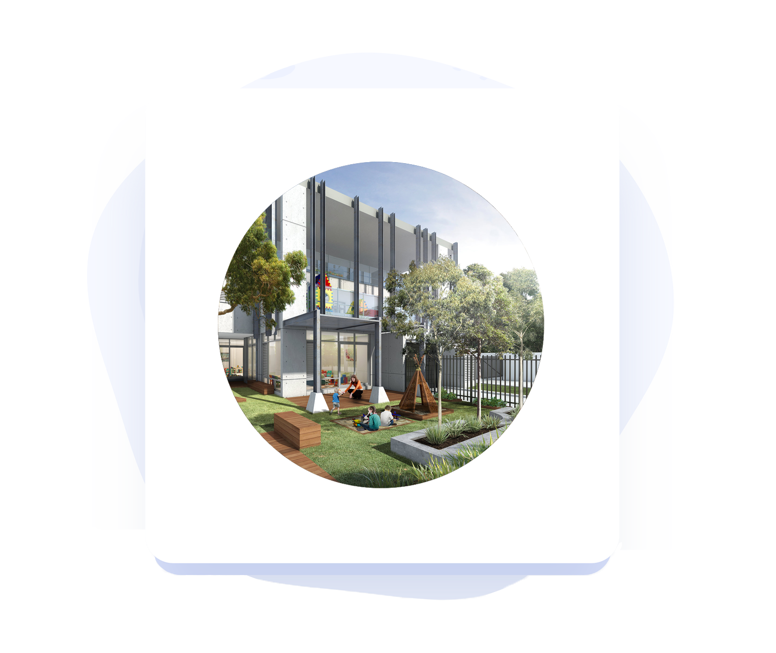 3d Rendering Childcare