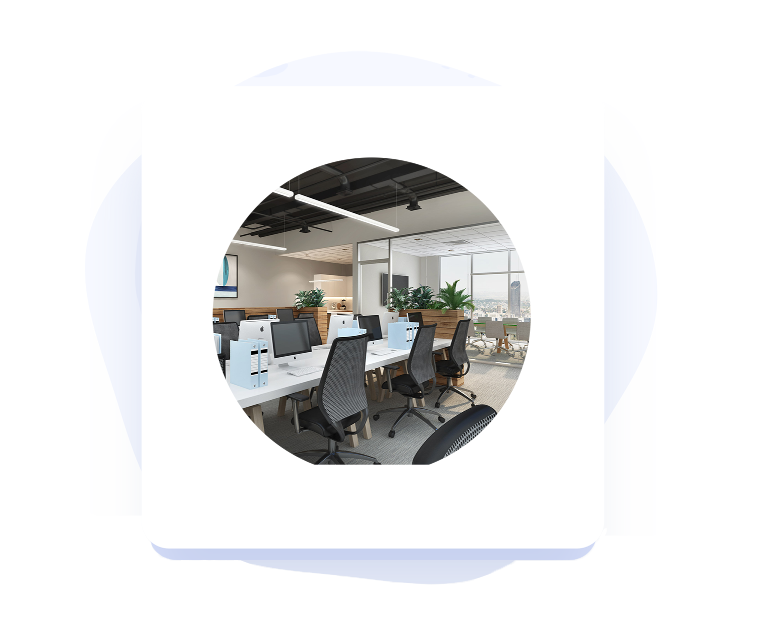 3d Rendering Office Space